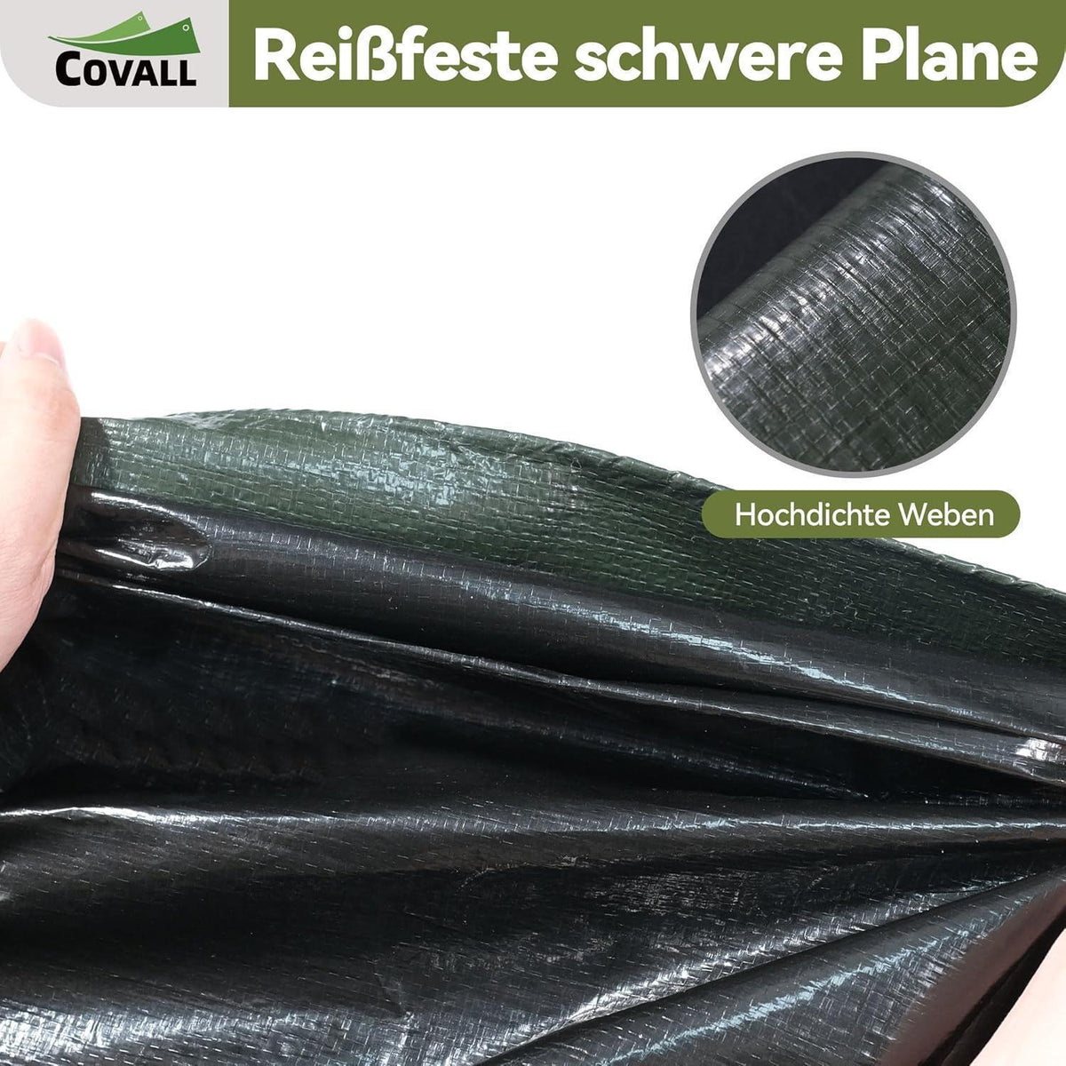 Schwerlast-Abdeckplane 4x6m – Wasserdicht, UV-Beständig & Reißfest