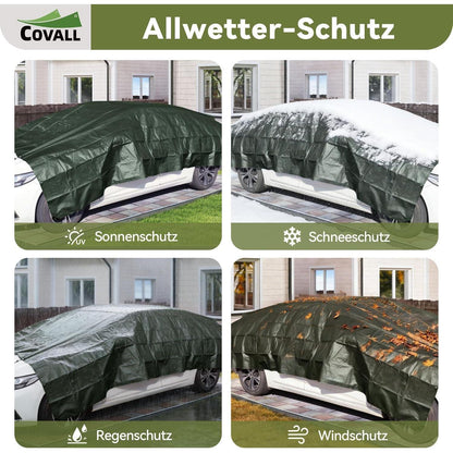 Schwerlast-Abdeckplane 4x6m – Wasserdicht, UV-Beständig & Reißfest