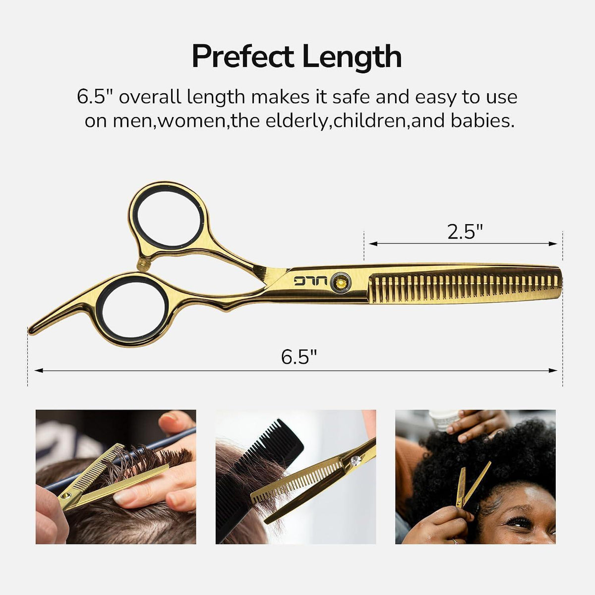 Professionelles Haarschneidescheren Set mit Ausdünnungsschere