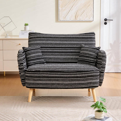 Ohrensessel Relaxsessel Schwarz – Bequemer Lesesessel mit Stauraum