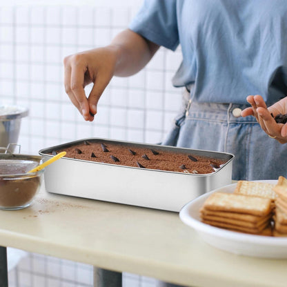Edelstahl Brotbackform 33x15x6.7cm – Für Brot, Kuchen & mehr