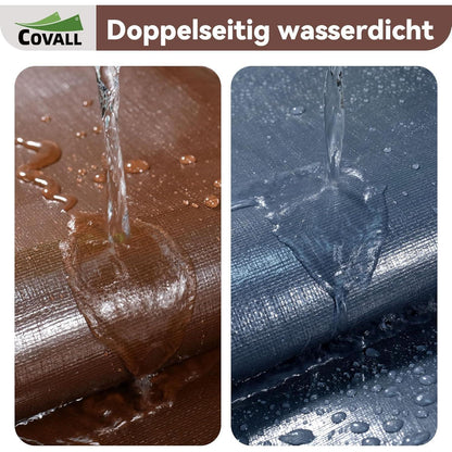 Schwere Abdeckplane 3x5m | 280g/m² | Reißfest & Wasserdicht