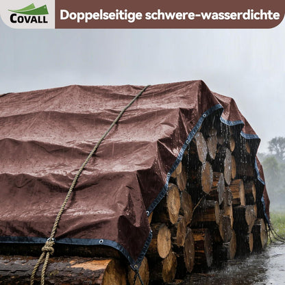 Schwere Abdeckplane 6x8m | 280g/m² | Reißfest & UV-beständig