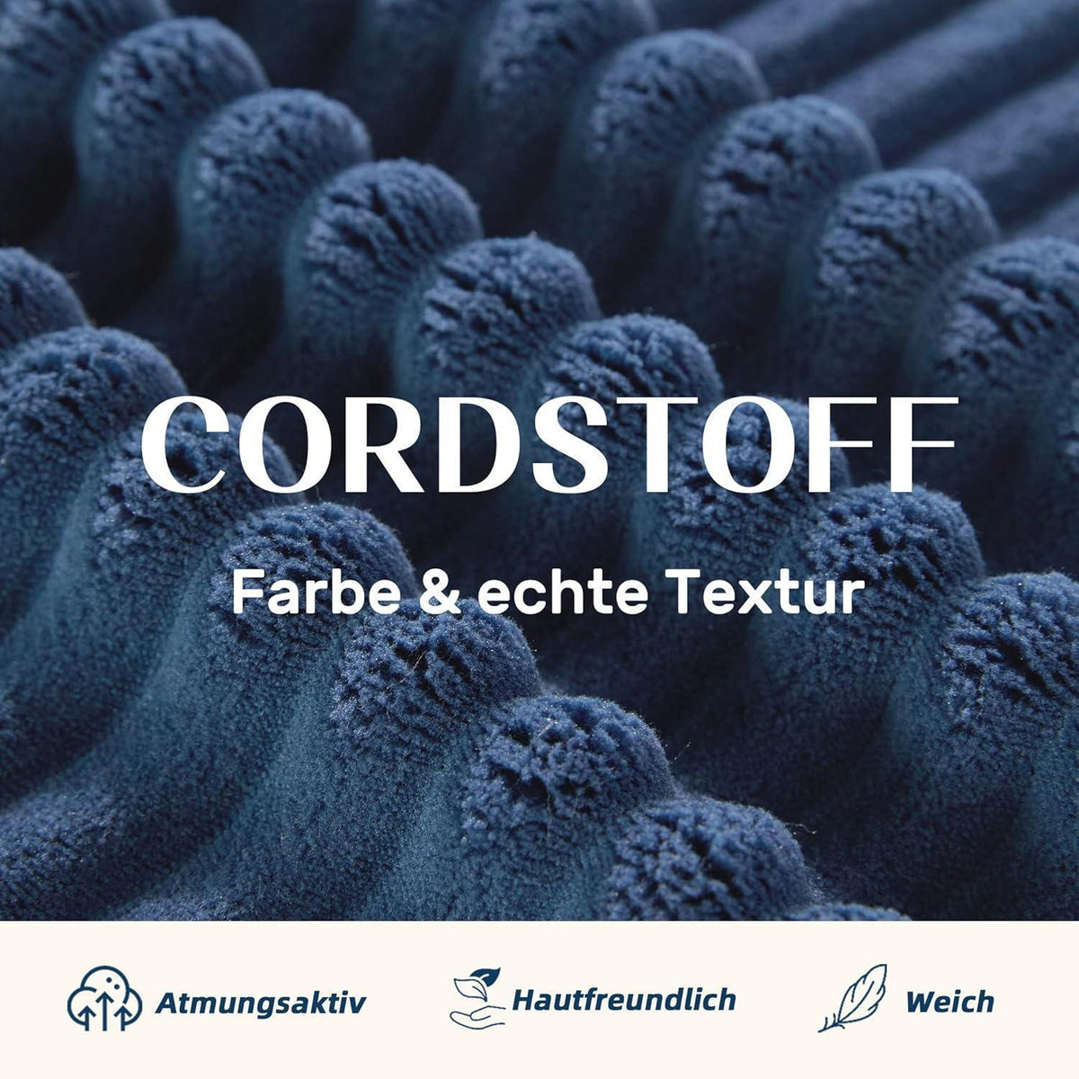 160cm Chaiselongue Sofa mit Schlafsofa Funktion – Navyblau