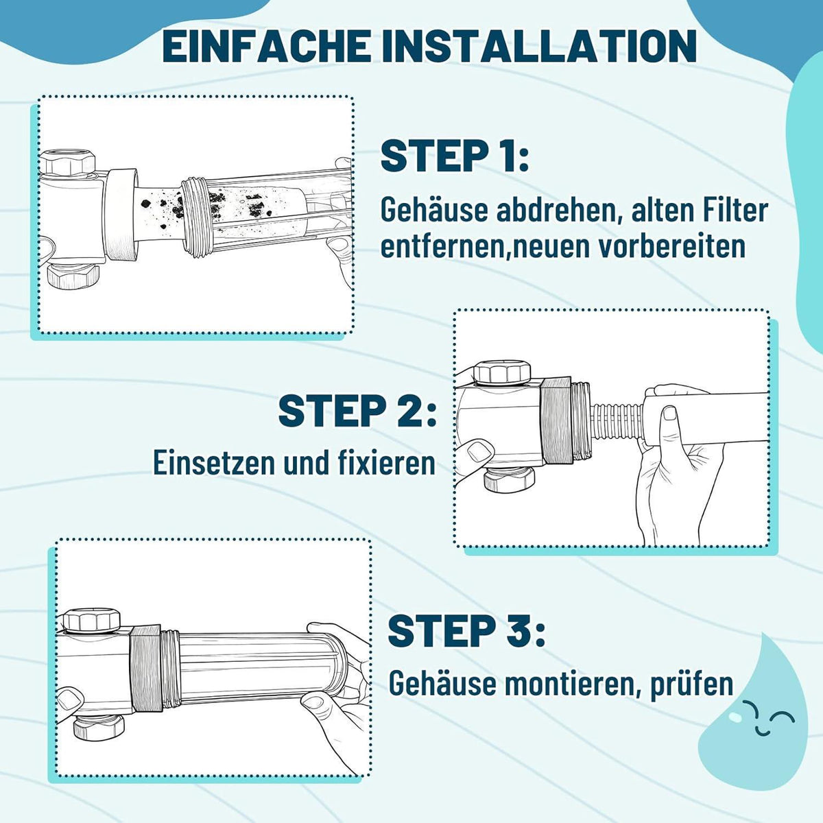 2x Ersatzfilter 80µm für Hauswasserfilter – Feinfilter Kerzen