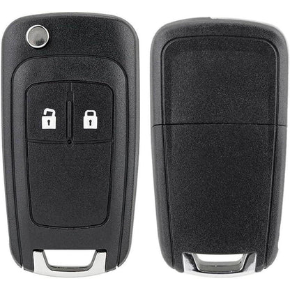 Vauxhall Autoschlüsselgehäuse 2 Tasten für Opel Modelle