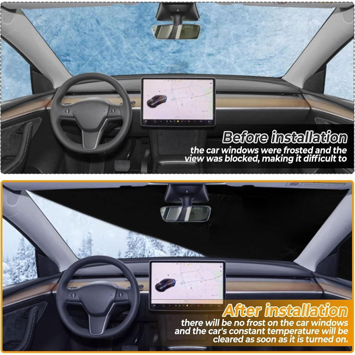 Wasserdichte Autoabdeckung für Fiat 500 2007-2024 – 6-Schichten Schutz