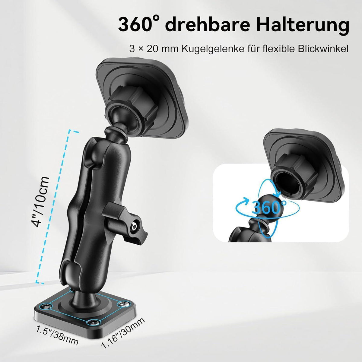 Magnetische Tablet Wandhalterung mit Verstellarm