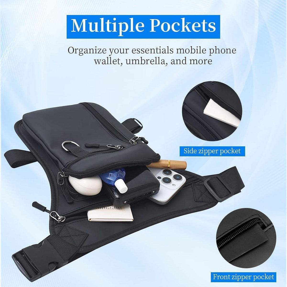 Motorrad Beintasche wasserdicht – Multifunktionale Outdoor Tasche