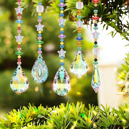 10x Sonnenfänger Bastelset 38mm – DIY Kristall-Farbig für Fenster & Garten