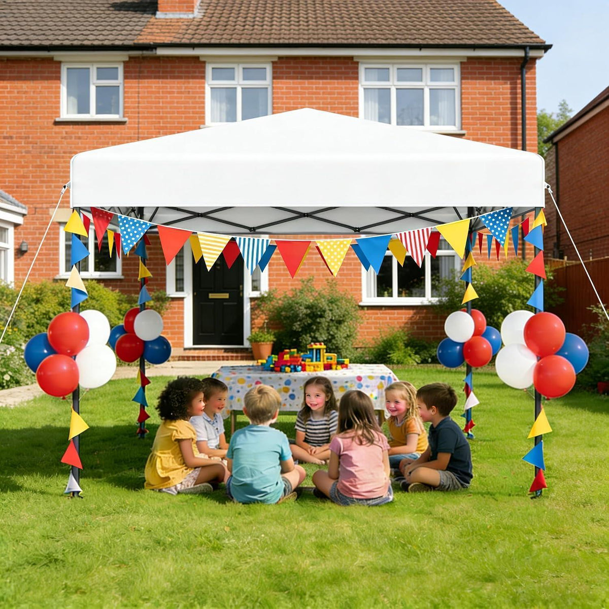 3x3m Pop Up Pavillon – Wasserdicht & Stabil für Garten & Camping