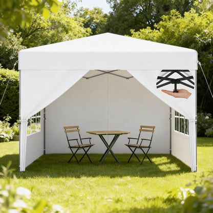 3x3m Pop Up Pavillon – Wasserdicht & Stabil für Garten & Camping