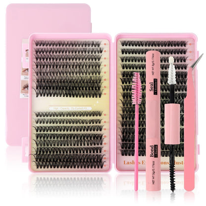 DIY Wimpern Cluster Set – 560 Stück für Volumen & Länge