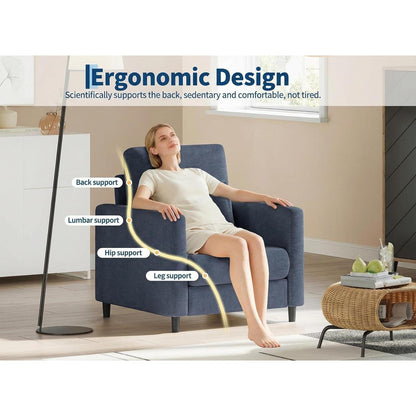 Relaxsessel Plüsch Azul Grisáceo – Einfache Montage