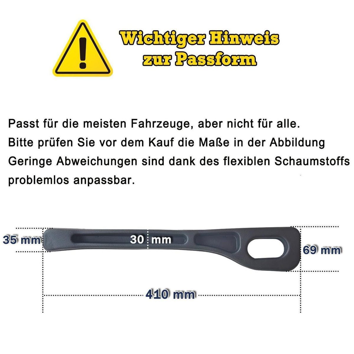 2er-Pack Autositz Lückenfüller mit Organizer – Schwarz
