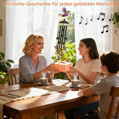 Kolibri Windspiel – Metall Deko für Garten & Terrasse