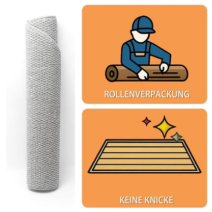 Schmutzfangmatte Grau 60x90 – Rutschfest & Waschbar
