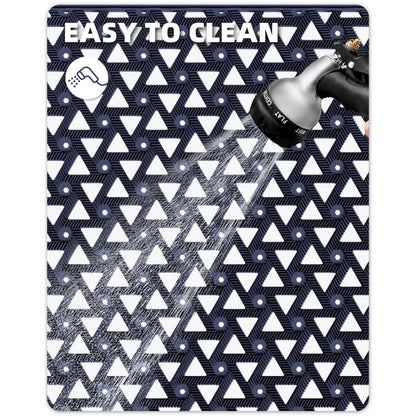 Fußmatte Blau 81x122 cm – Robust & Drainage für Draußen