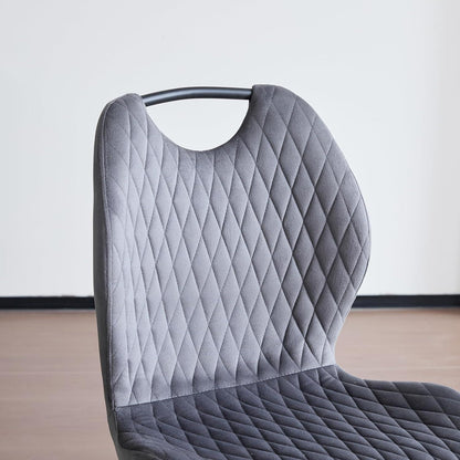 4er-Set Esszimmerstühle Grau – Polsterstühle für Küche & Wohnzimmer