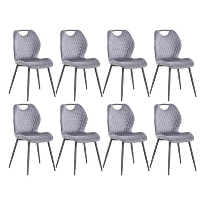 8 Esszimmerstühle Grau – Polsterstühle für Küche & Wohnzimmer