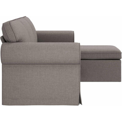 Ecksofa L-Form Wohnzimmer Taupe 160 cm – Modern & Komfortabel