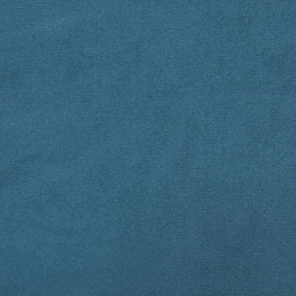 Sitzbank 2-Sitzer mit Kissen, Samtoptik Blau – Modernes Polstersofa