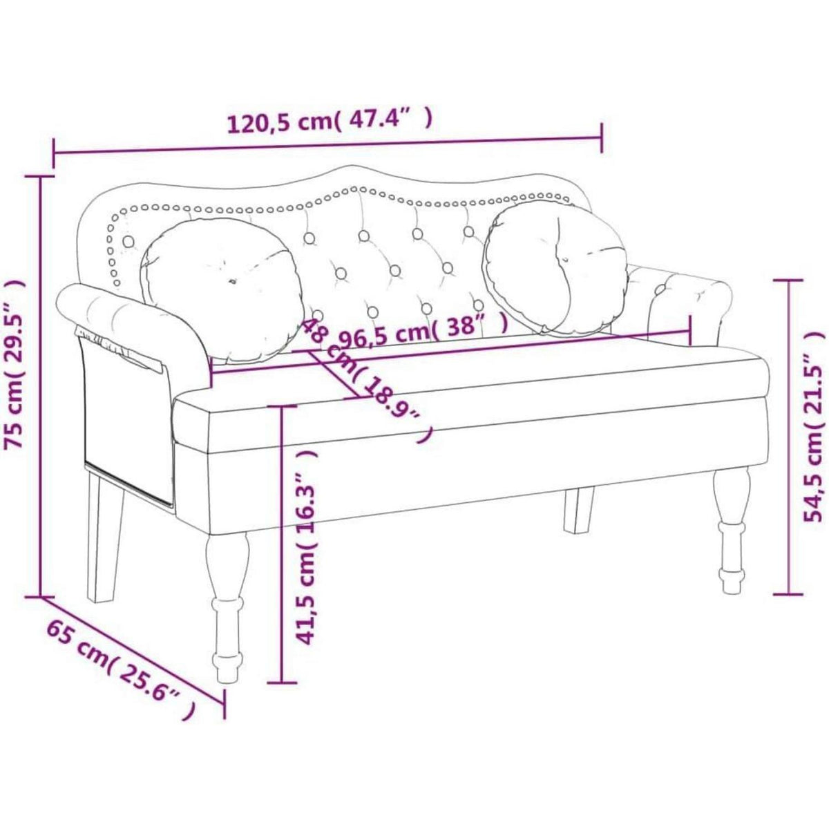 2-Sitzer Samt Sofa mit Kissen – Modernes Polstersofa Hellgrau