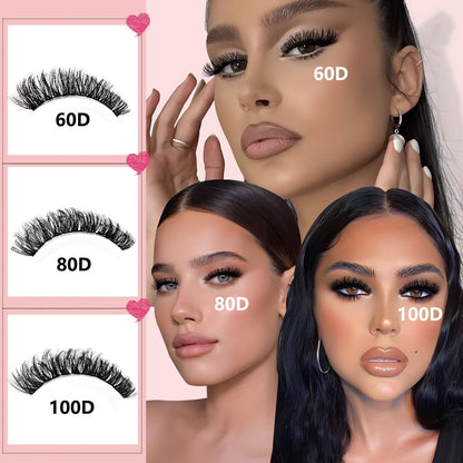 Wimpern Extensions Set 300 Stück – Voluminöse Lash Clusters 10-18mm