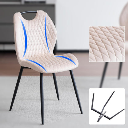 Rundes Esszimmer-Set 100cm | Tisch + 4 Moderne Stühle