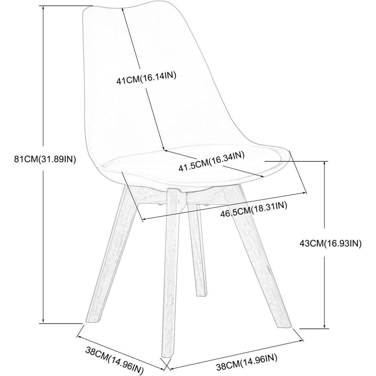 Esszimmergruppe für 8 Personen – Holztisch & 8 Stühle