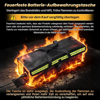 2x Feuerfeste Ebike Akkutasche – Schutz & Transport
