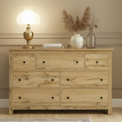 Kommode mit 7 Schubladen – Sideboard für Wohnzimmer & Schlafzimmer