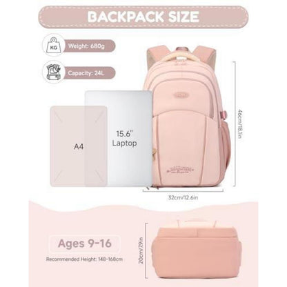 Schulrucksack Mädchen Teenager Rosa – Robust & Bequem