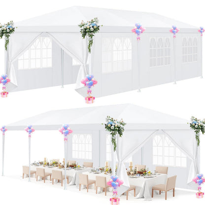 3x9m Partyzelt mit 8 Wänden – Wasserdicht & Winterfest
