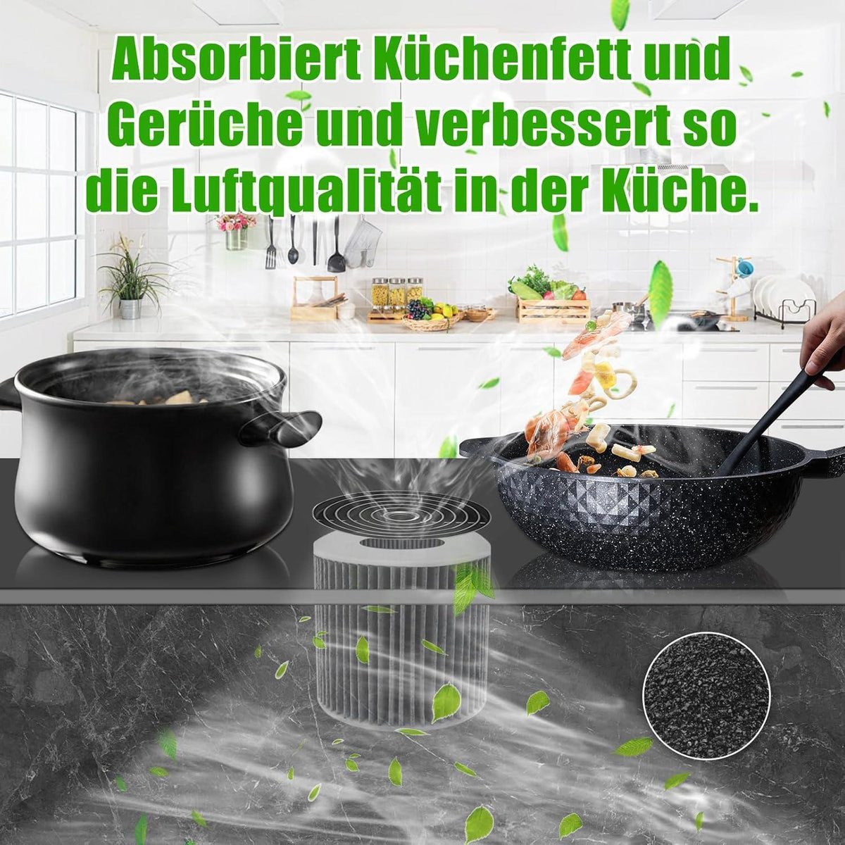 Aktivkohlefilter für Bora Pure Umluftkochfelder