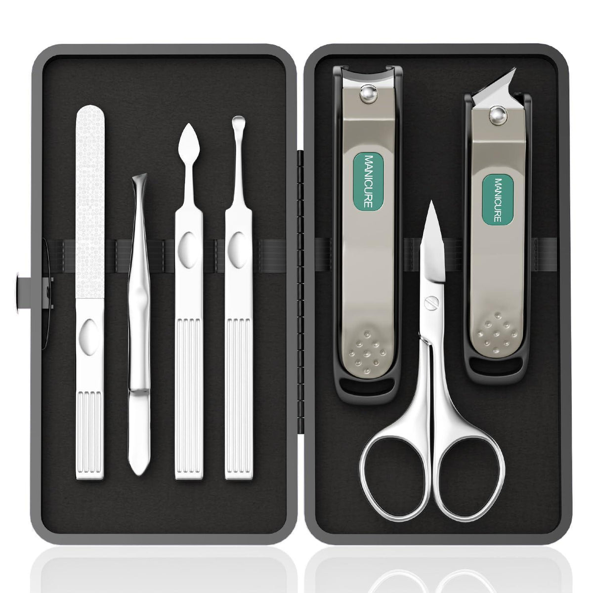 Professionelles Maniküre-Set Edelstahl – 7-teilig mit Etui