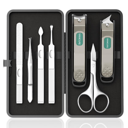 Professionelles Maniküre-Set Edelstahl – 7-teilig mit Etui