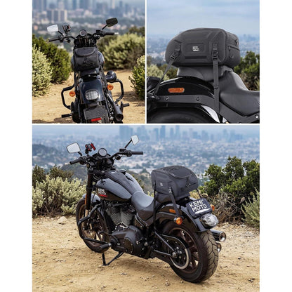 Motorrad Hecktasche 13L Wasserdicht mit Regenhülle