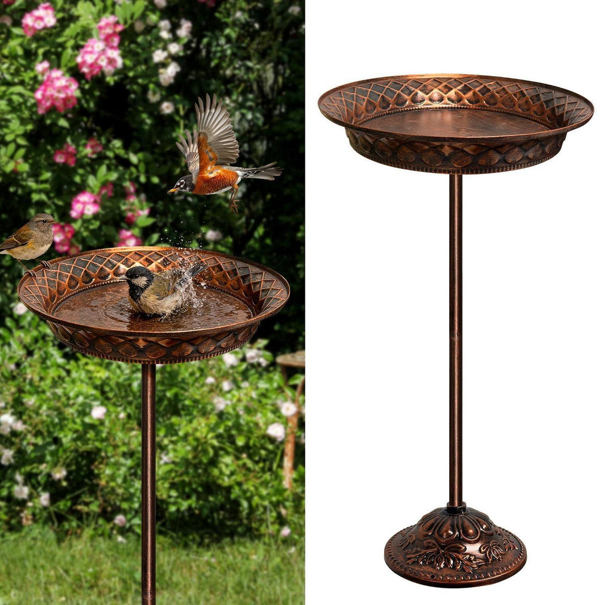 Vogeltränke Stehend – Winterfest & Robust für Garten & Balkon