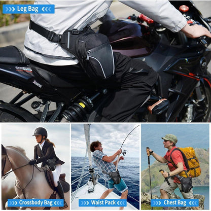 Taktische Motorrad Beintasche Wasserdicht Multifunktionale Hüfttasche