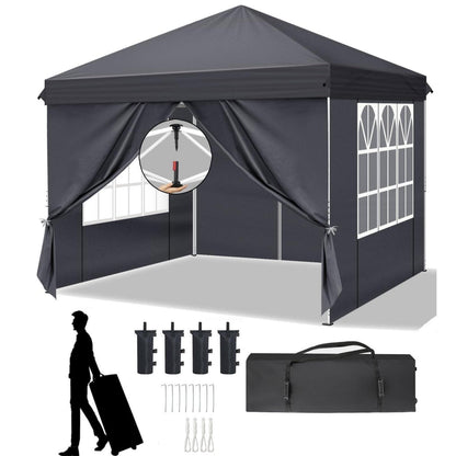 3x3m Faltpavillon mit Seitenteilen – Stabil & Wetterfest