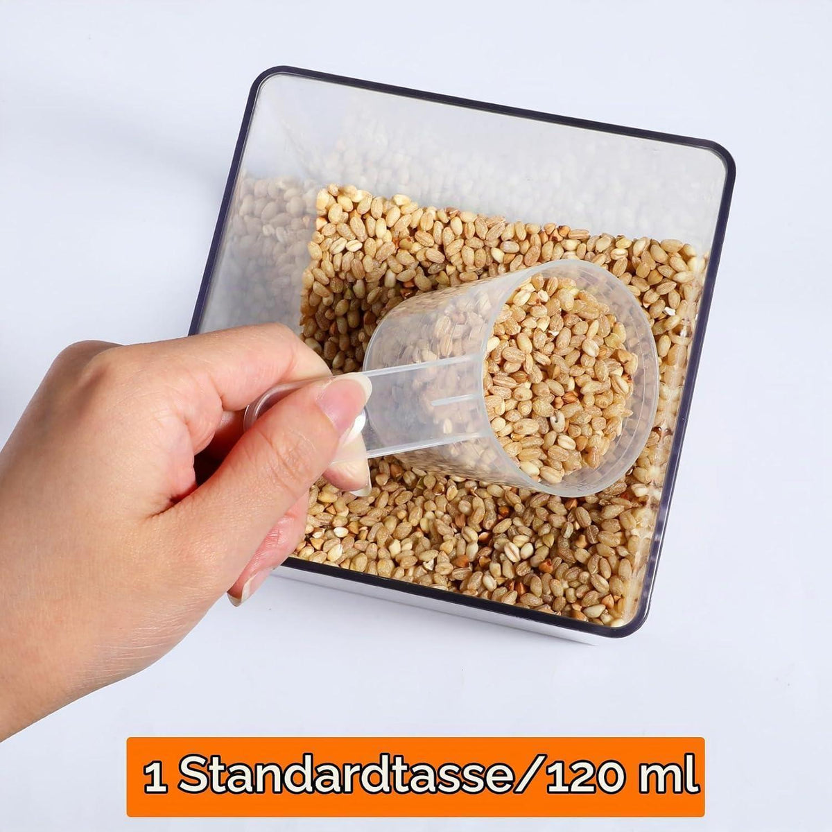 2er-Set Messbecher Kunststoff 120ml – Präzise Messbecher für Küche & Haushalt