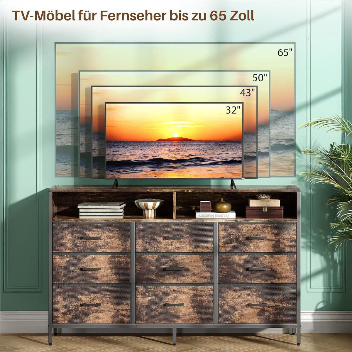 Kommode mit 9 Schubladen – Schlafzimmer & Wohnzimmer Möbel