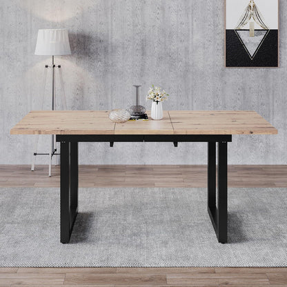 Ausziehbarer Esstisch 140/180cm – Industriestil & Metallrahmen