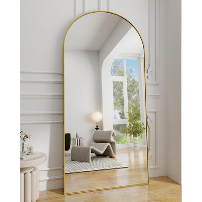 Großer Ganzkörperspiegel 180x67 cm – Stand- & Wandspiegel Gold