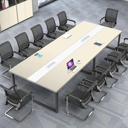 Konferenztisch Groß mit Kabelmanagement – Modern & Stabil