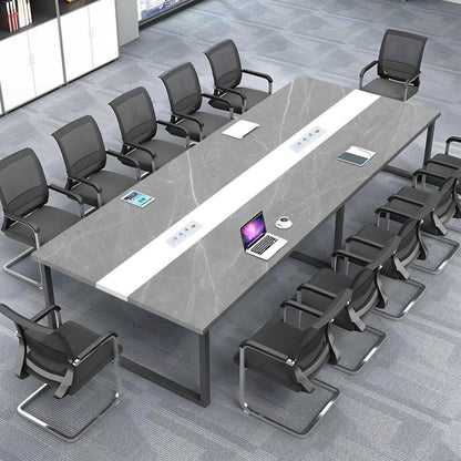 Konferenztisch groß mit Kabelmanagement – Modern & Stabil