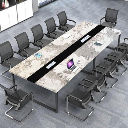 Konferenztisch H360 – Modern, Kabeldurchführung, Büro & Meeting
