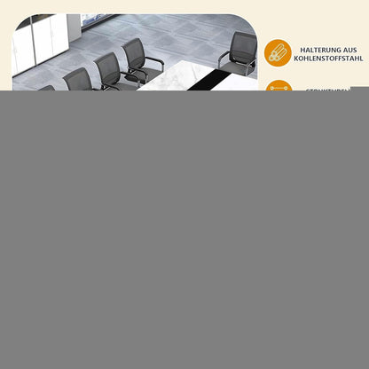 Konferenztisch F1 400x100x74cm – Modern & Mit Kabeldurchführung