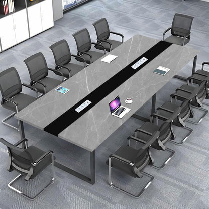 Konferenztisch groß mit Kabelmanagement – Modern & Stabil